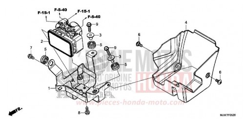 MODULATEUR ABS CB500FAH de 2017